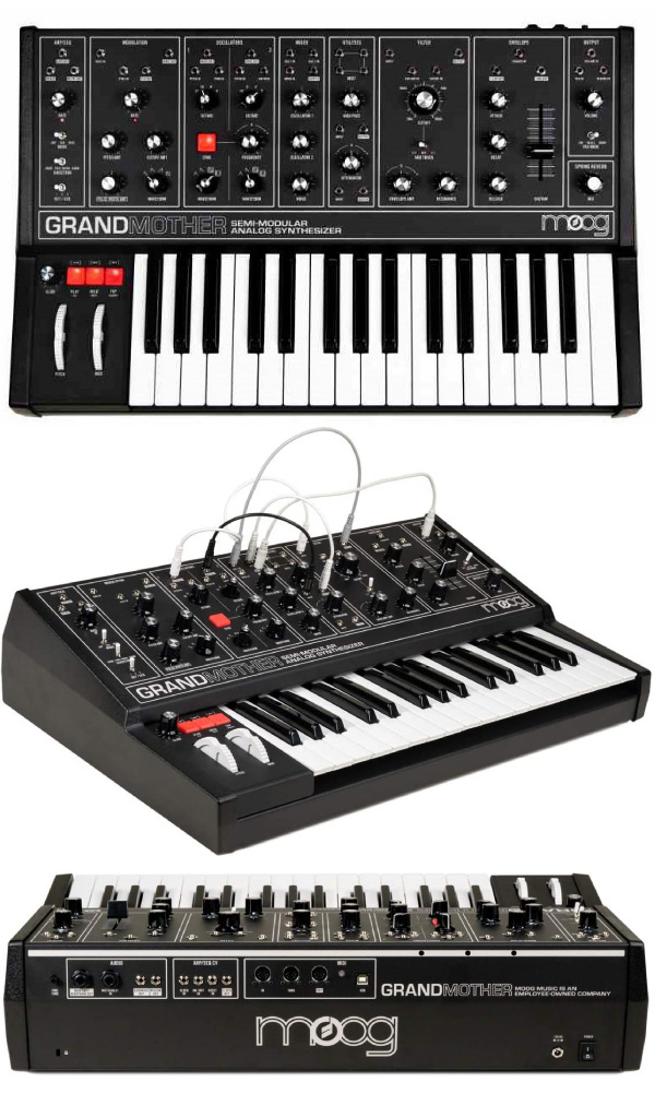 MOOGのシンセサイザー、Grandmother Darkのご紹介です。