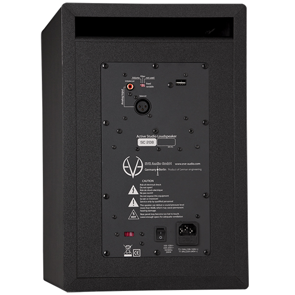EVE AudioのモニタースピーカーSC208をご紹介いたします。