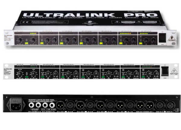 B級デモ品】BEHRINGER(ベリンガー)/ミキサー・スプリッター/MX882 -DJ