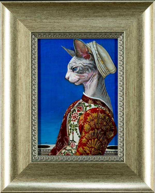 作品詳細: 若い猫貴族の肖像