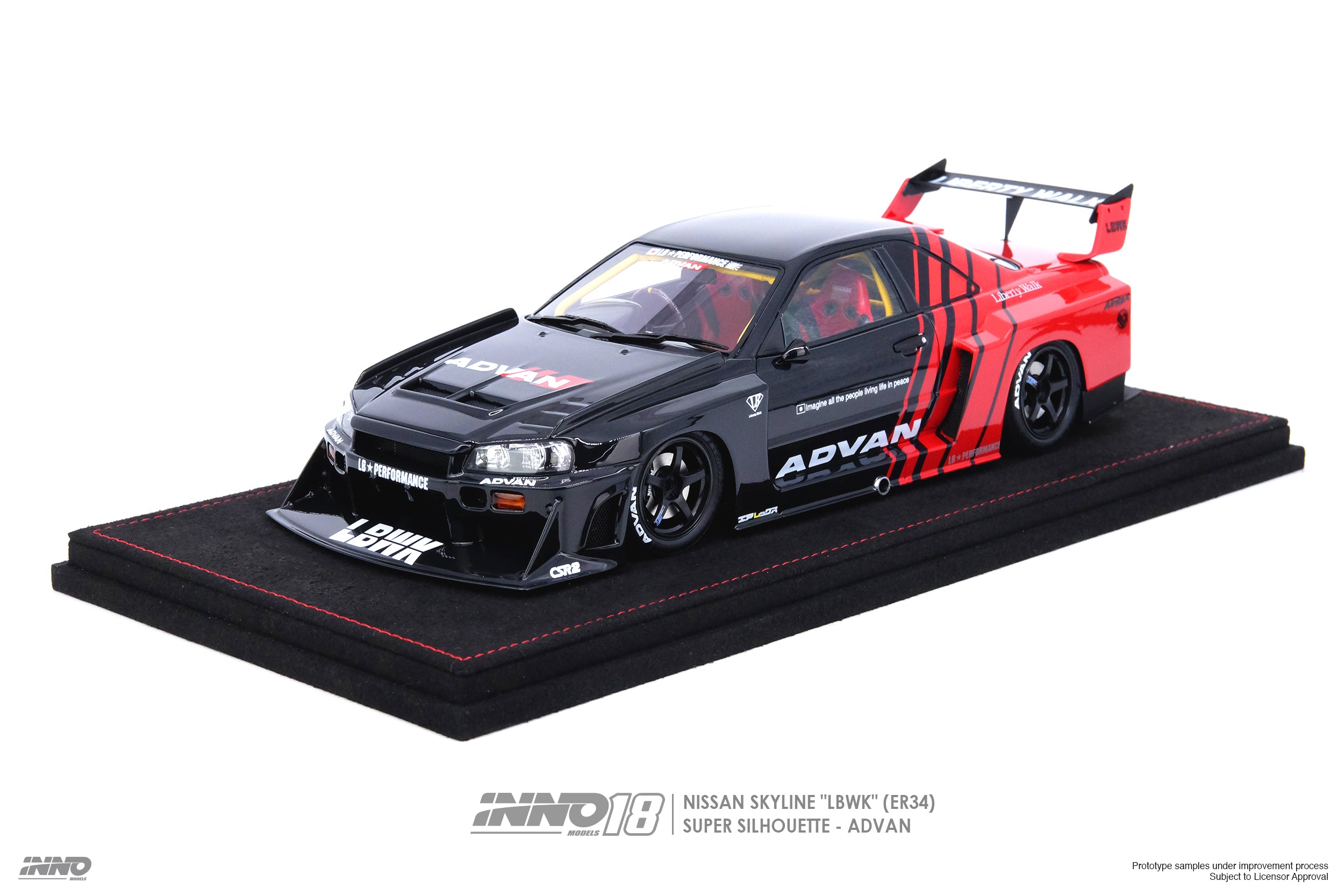 INNO18 1:18 Nissan Skyline (ER34) Super Silhouette 