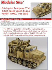 Trumpeter BTM 3 (high speed trench digging vehicle) #09502 1/35 scale
