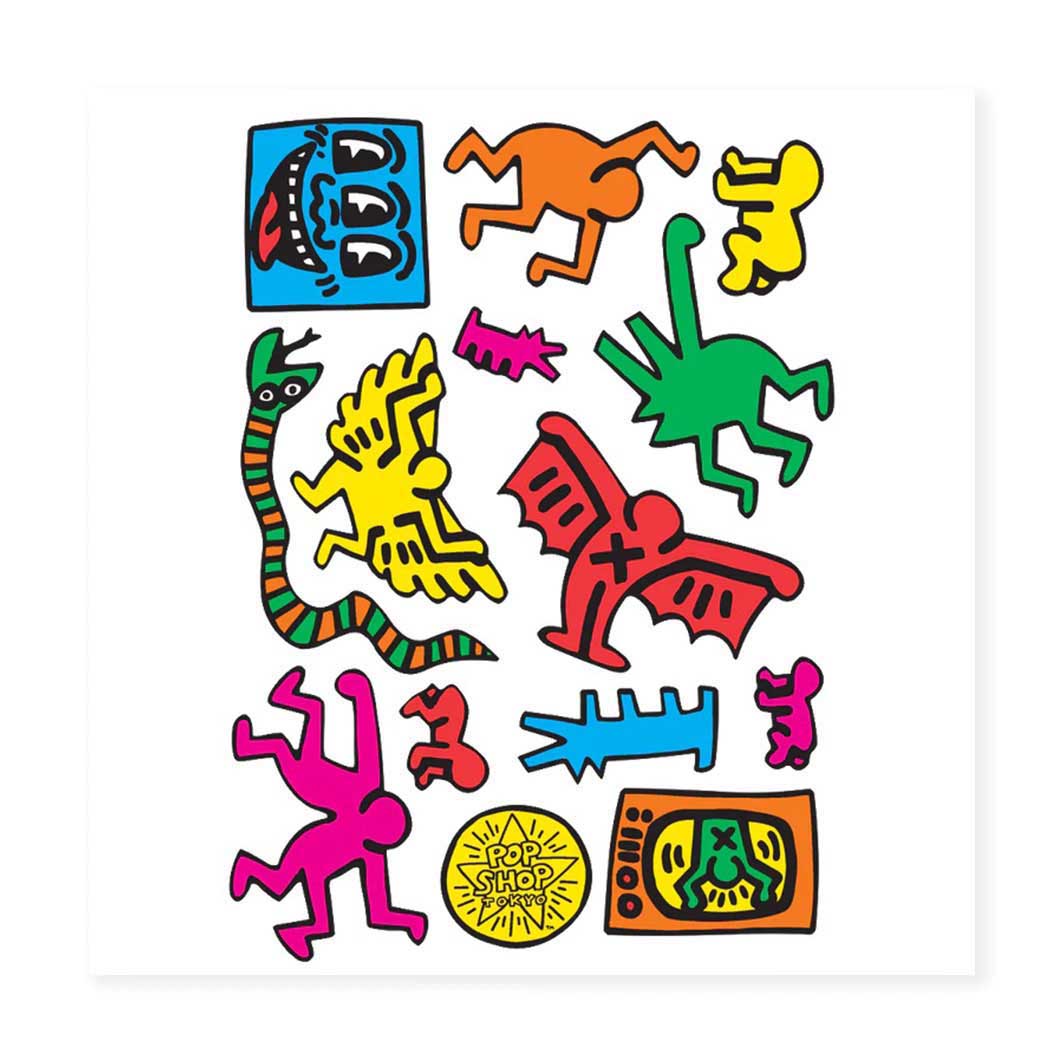 キース・ヘリング ステッカー Pop Shop Tokyo(Pop Shop Tokyo)：オフィス