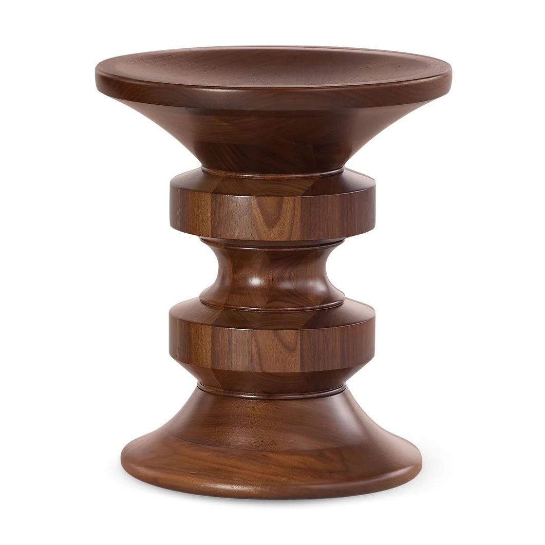 イームズ ターンドスツール D ウォルナット(D ウォルナット)：ホーム