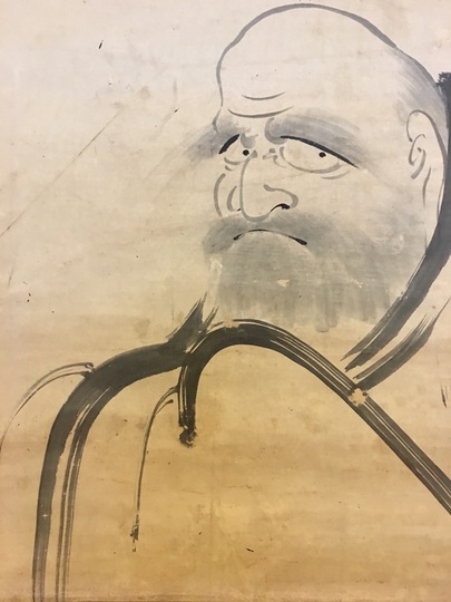 風外慧薫 達磨図｜古美術・掛け軸の販売・買取・鑑定-松本松栄堂