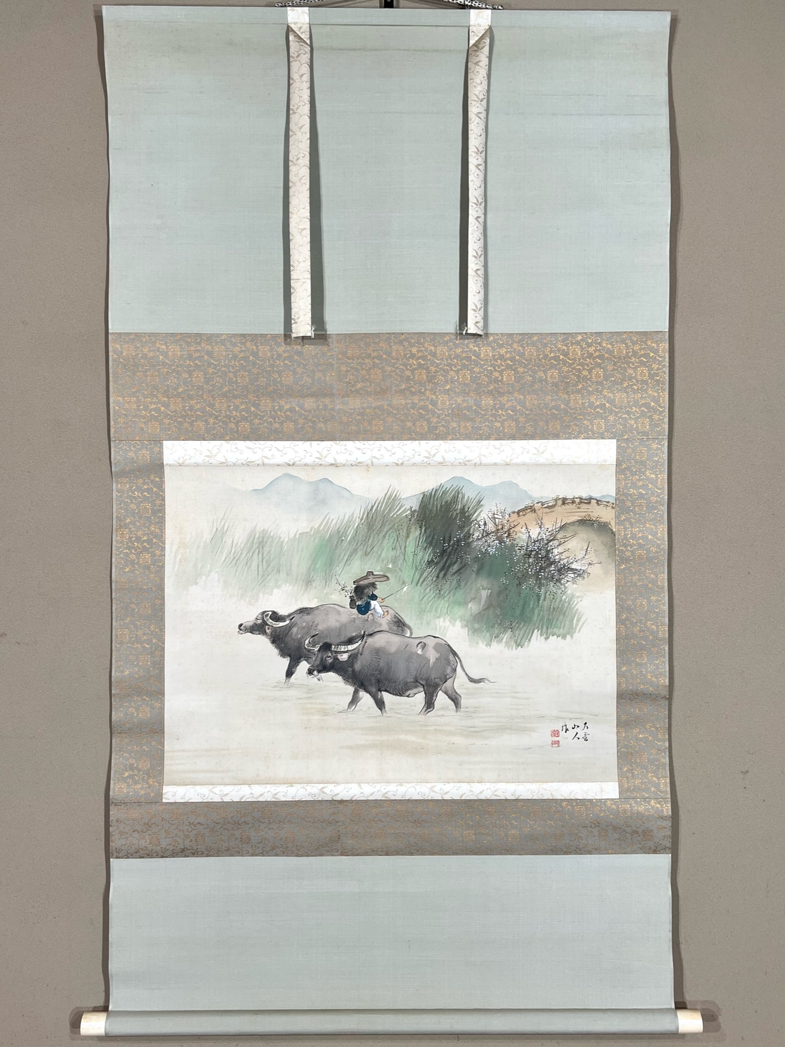 小村大雲 水牛｜古美術・掛け軸の販売・買取・鑑定-松本松栄堂