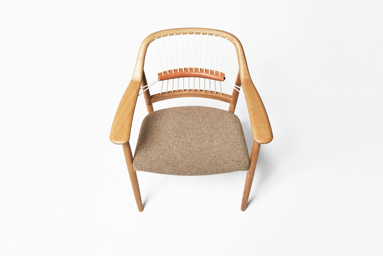 さくら美品 小林幹也 デザイン オーク無垢材 ダイニングチェア 北欧