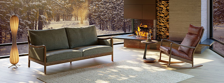 2人掛けソファ 座面高37cm以上の通販 / 北欧・モダン・デザイナーズ