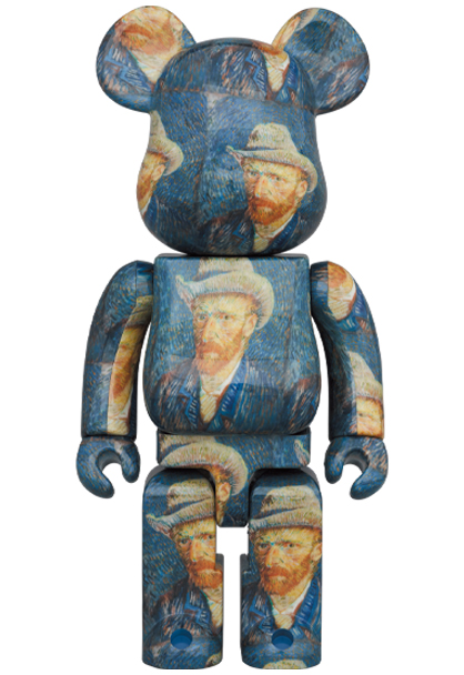 MEDICOM TOY - BE@RBRICK「Van Gogh Museum」Self-Portrait with Grey