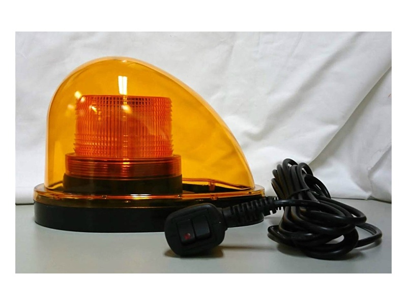 車載回転灯 車載型ハイパワーLED回転・点滅灯 黄色 モーターレス BFM