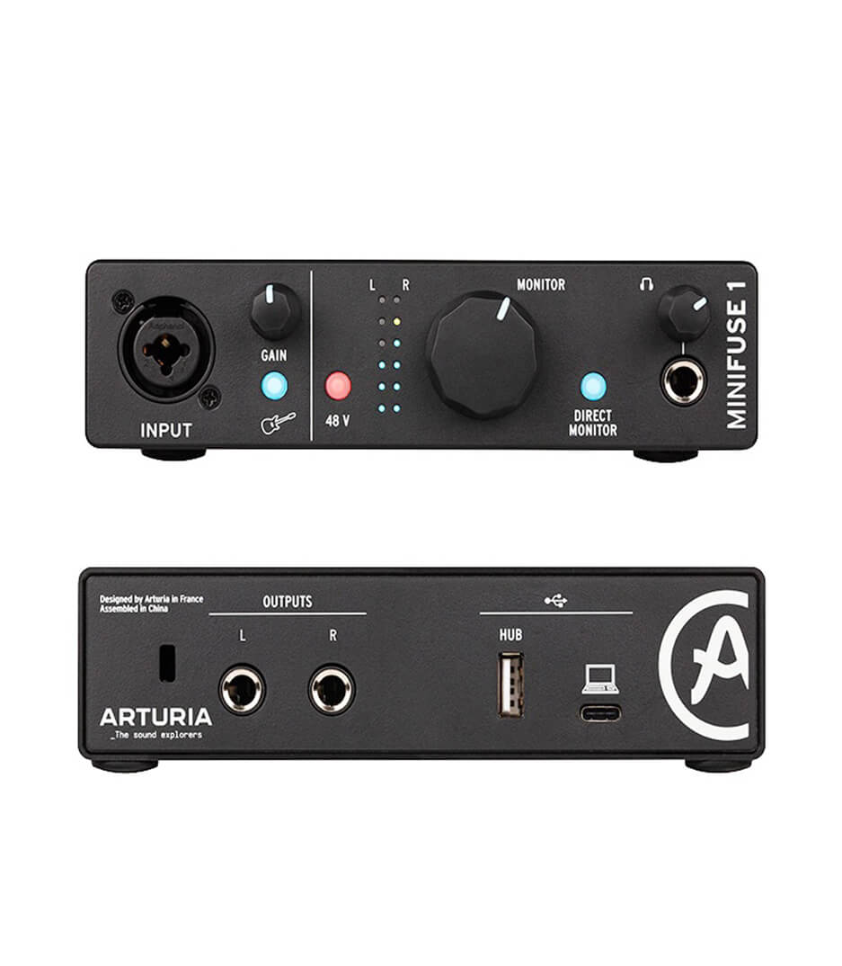 Buy Mini Fuse 1 Black Arturia Mini Fuse 1 Portable Solo Audio