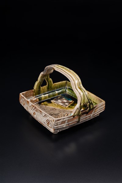 織部四方手鉢 - MIHO MUSEUM