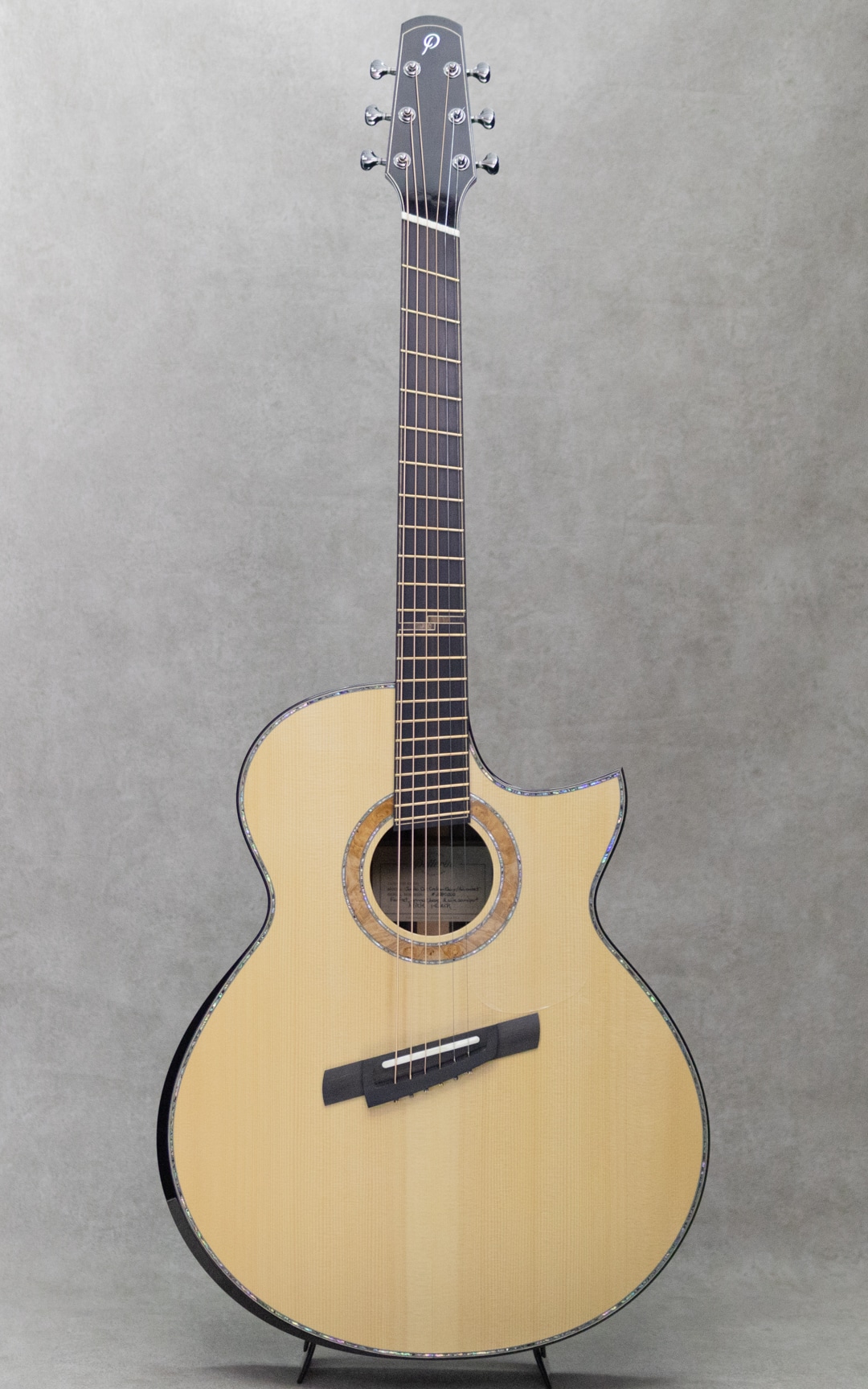 Jumbo Cutaway Multiscale Adirondack Spruce / Figured Crelicam