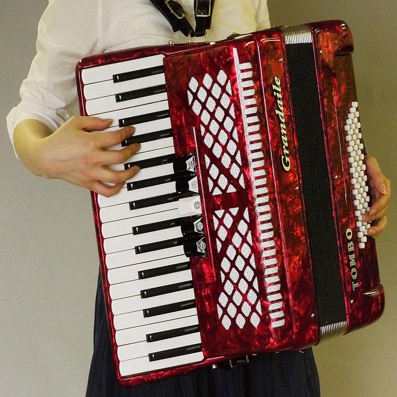 TOMBO GT-60B トンボ アコーディオン Grandaile パッションレッド