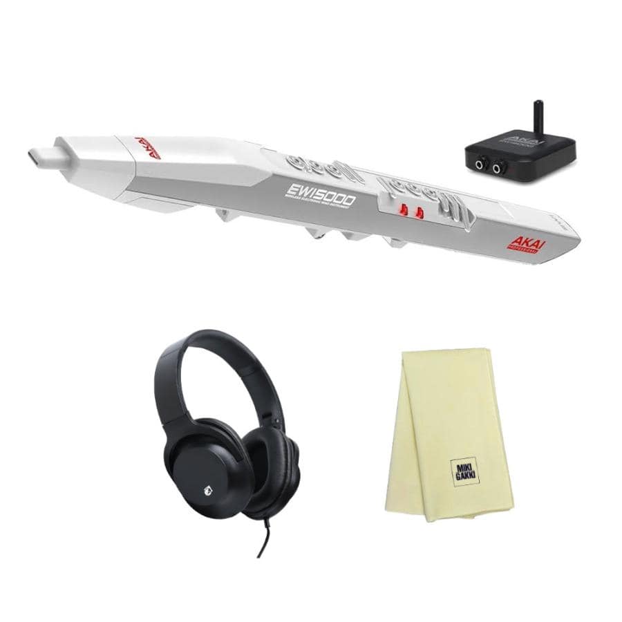 AKAI アカイ EWI5000WJ ホワイト ウインドシンセサイザー + ヘッドホン
