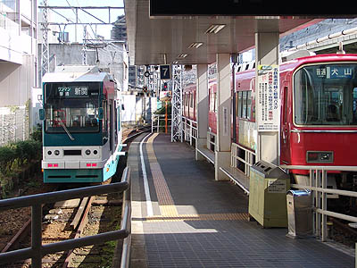 美濃町線 名鉄岐阜駅（美濃町線ホーム）