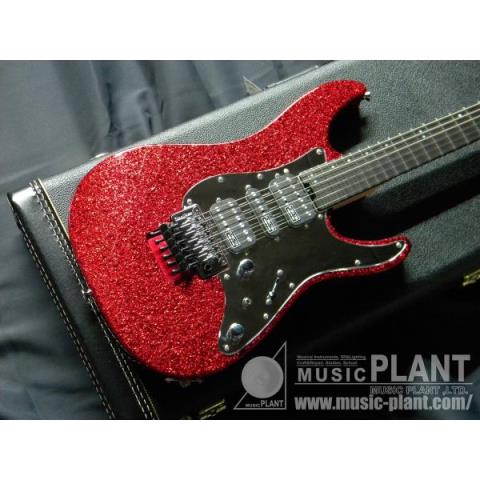 SCHECTER エレキギターEX-V-24 STD-FRT M/E Red Devil Sparkle数量限定