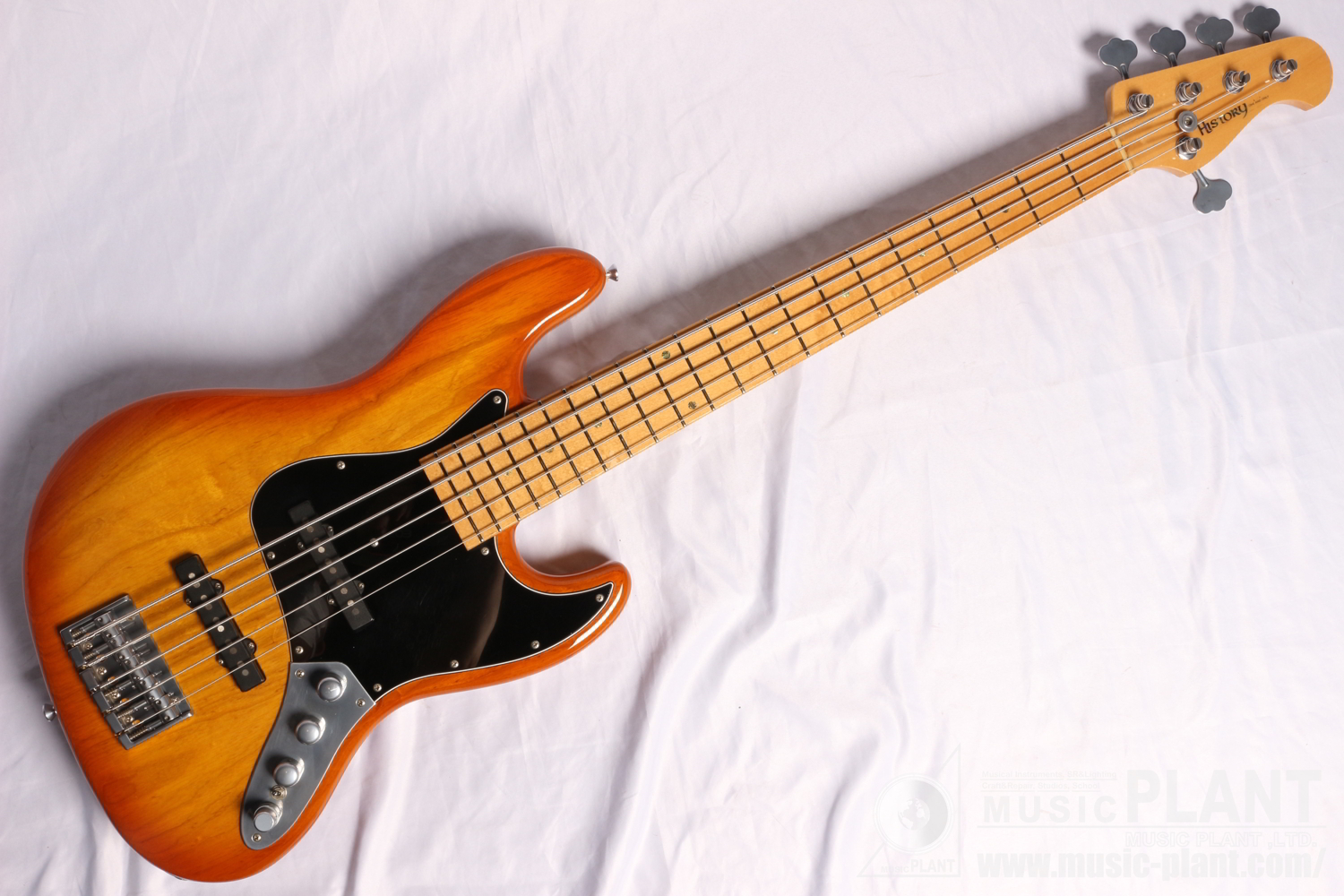 History エレキベースGH-BJ5A/M OB中古品()売却済みです。あしからずご