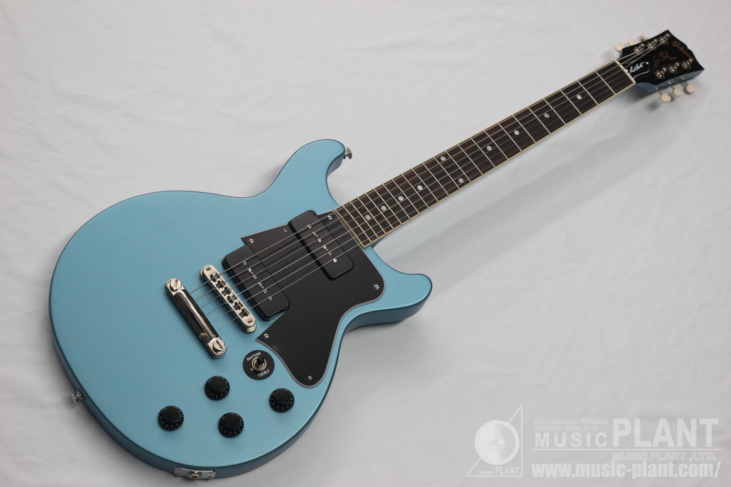 ジャンク Juno レスポール メタリックブルー Yahoo!オークション