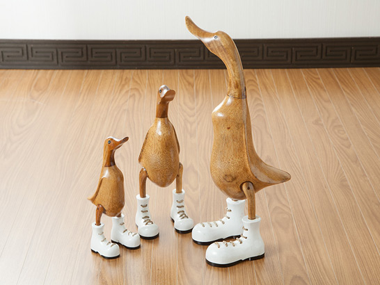 ベベジュニア あひるの木製オブジェ [5色展開]【duck-s】 /アジアン