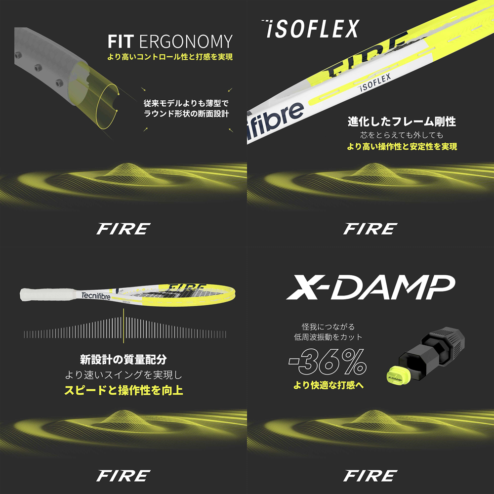 予約品☆2026年モデル】テクニファイバー（Tecnifibre）テニスラケット