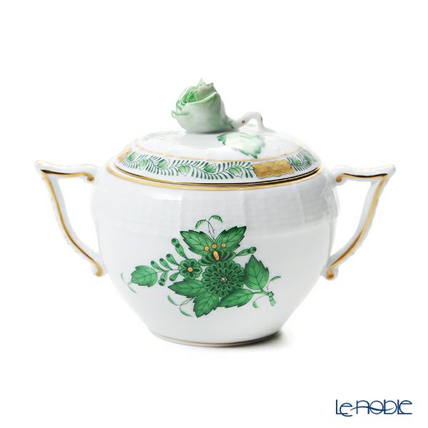 ヘレンド (HEREND) アポニーグリーン 00472-0-09 シュガーポット