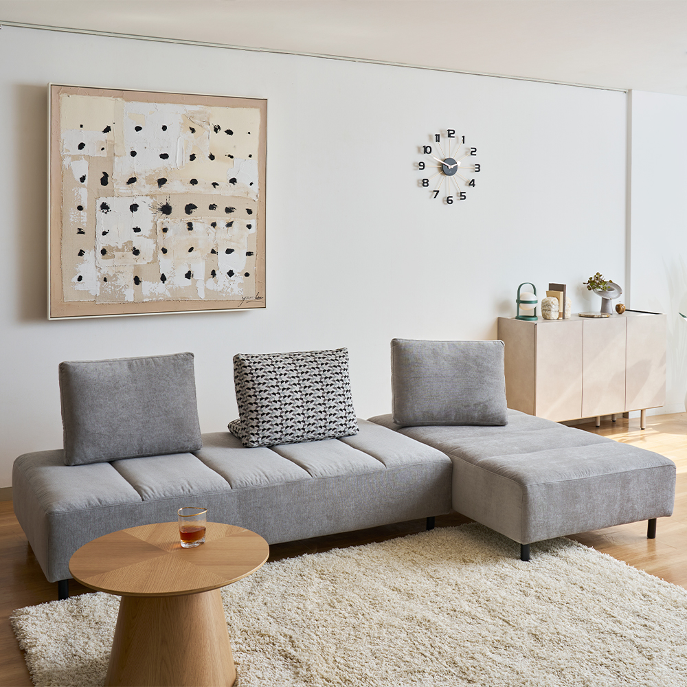 NESSO（ネッソ）ソファ TYPE J (J225LGL+ES02) - カウチソファ