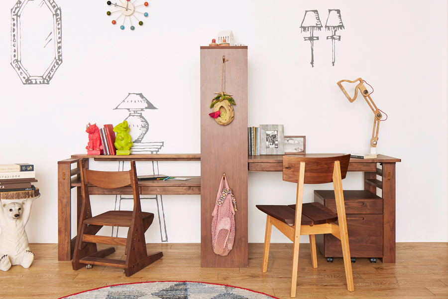 廃番】POP（ポップ）ツインデスクセット - デスク・机・デスクワゴンの