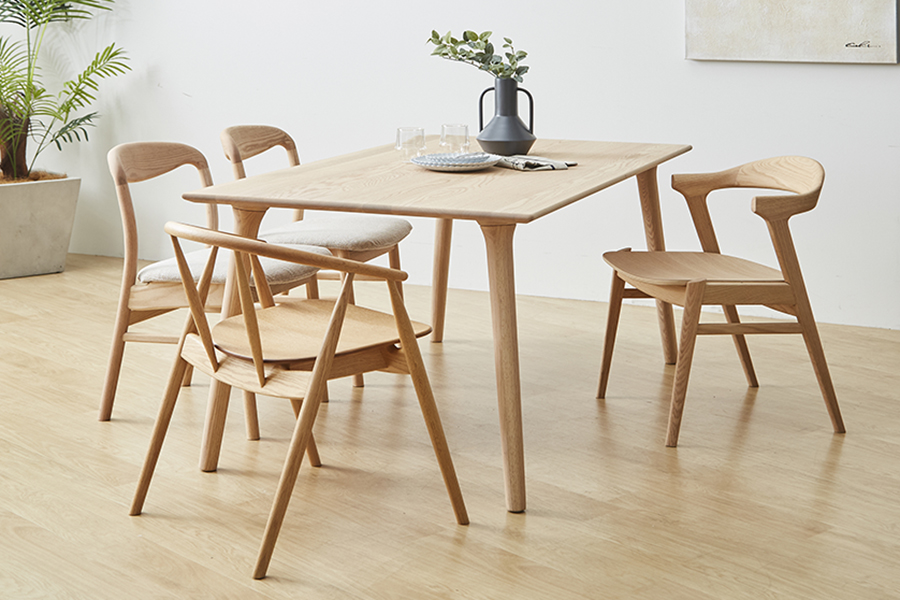 SATO（サト）ダイニングテーブル OAK W1600 - ダイニングテーブルの