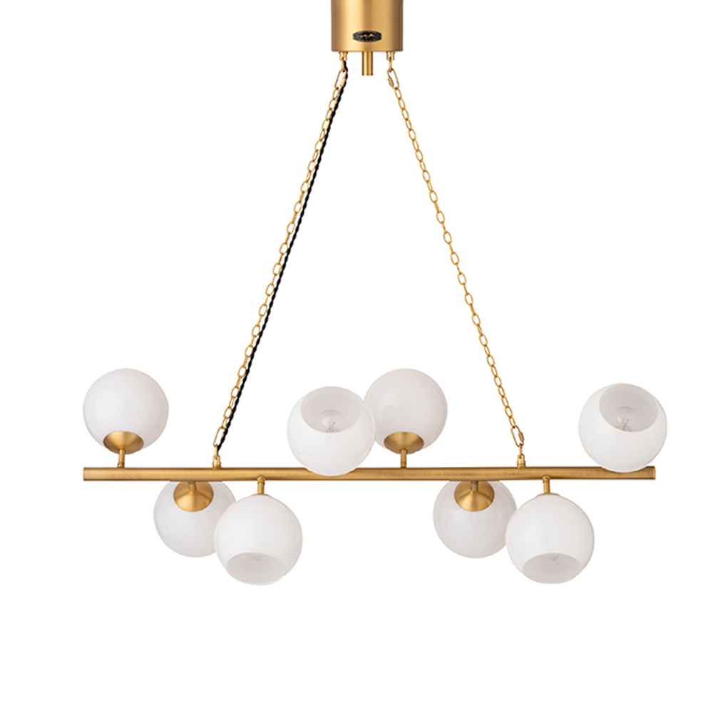 BIARRITZ（ビアリッツ）8 ペンダントランプ WH&GD - ペンダントライト