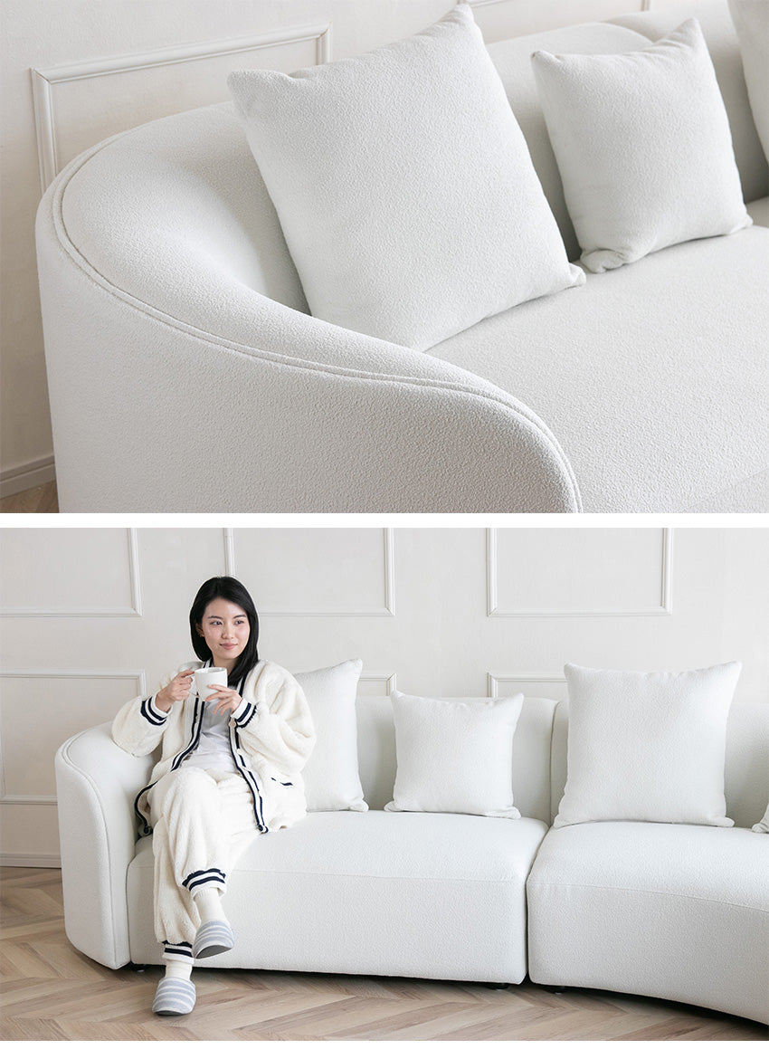 lushroom ソファー 大型 ラウンドソファ 丸型 コーナーソファ カウチ