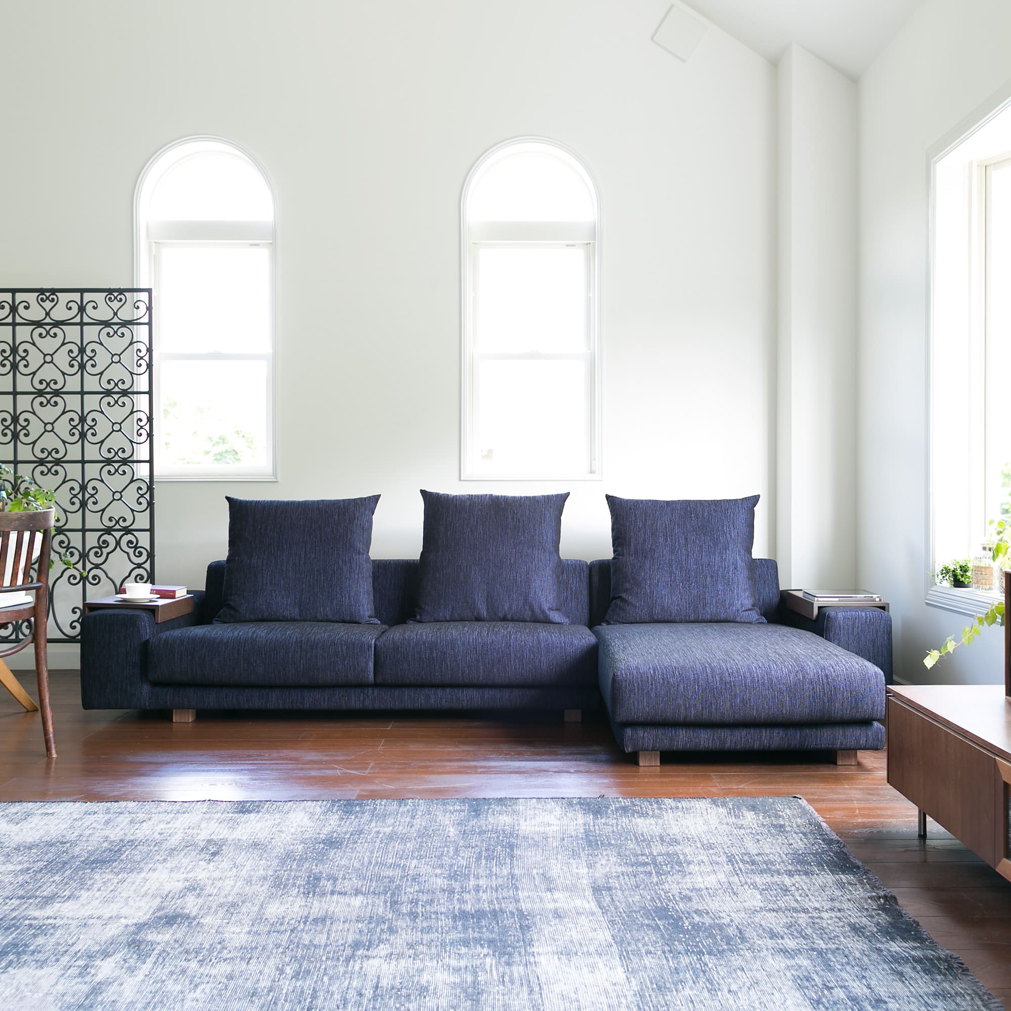 Decibel Professional ワイド3人掛けカウチソファセット」 製品詳細