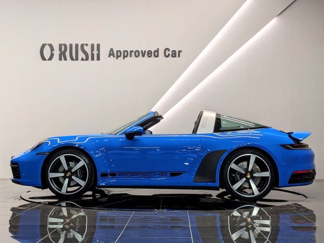 ポルシェ 911タルガ4 PDK 左H スクエアレザーインテリア