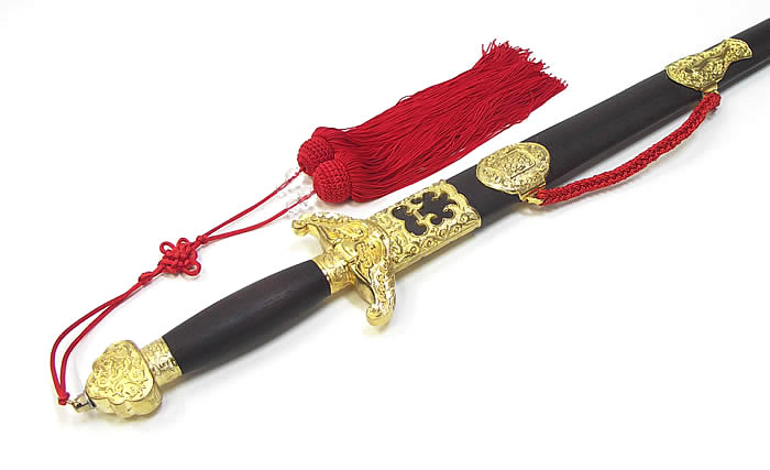 中国剣 乾隆剣 金色金具