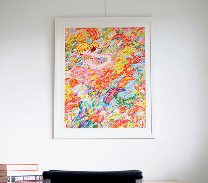 ロッカクアヤコの「魔法の手 ポスター」アート＆ポスターを販売 ー