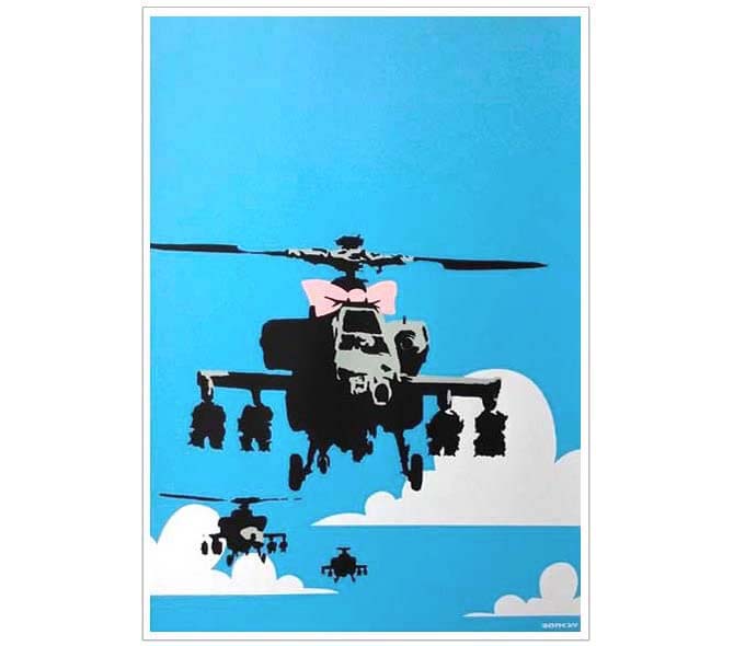 Banksy（バンクシー）Happy Chopper – WCP Reproductionを販売！ ー