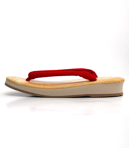 草履ラバー（赤） -商品詳細：浅草中屋「祭り用品」専門店 オンライン