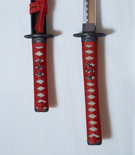 模造刀 マーブル赤（赤） 浅草中屋-商品詳細：浅草中屋「祭り用品