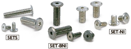 SETS-M3-8｜ヘクサロビュラ穴付き超極低頭ボルト M(並目)ねじの呼び M3