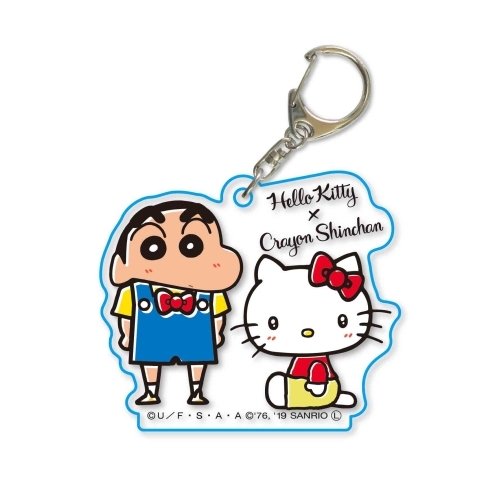 アクリルキーホルダー ハローキティ x クレヨンしんちゃん キティ