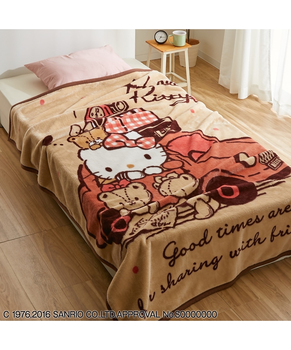 ハローキティあたたかニューマイヤー毛布 通販【ニッセン】