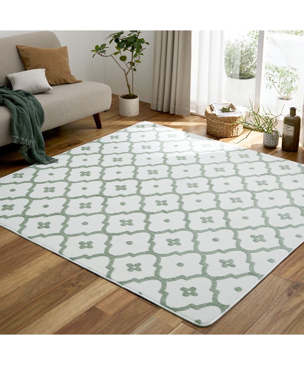 ラグ|モロッカンデザイン・ウレタン入り・手洗い 通販【ニッセン】