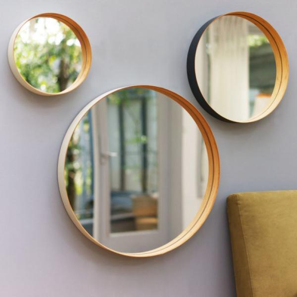 ZERO ミラーS φ26cm / ホワイトTeori（テオリ） | 公式通販 家具・雑貨