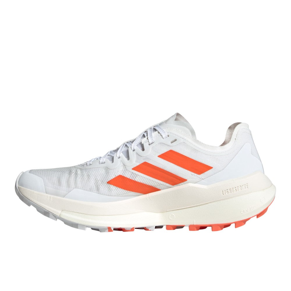 Shop Orange, White Womens Terrex Agravic Speed Trail Running Shoes