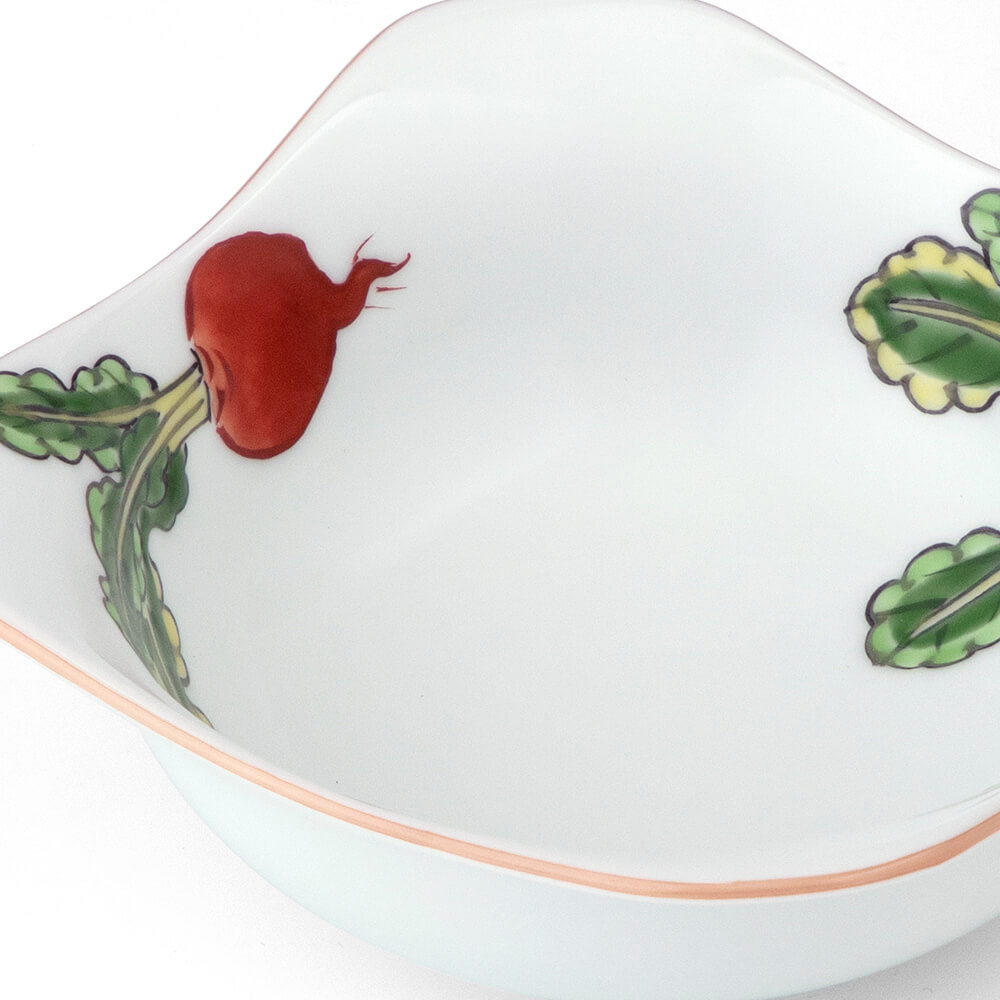 赤絵蕪絵 取鉢 ｜ 有田焼の源右衛門窯公式オンラインショップ