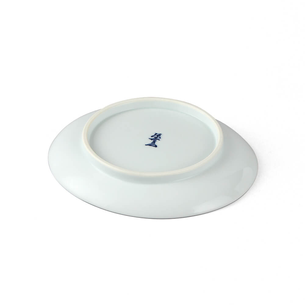 赤絵更紗唐花紋 No.4 皿（楕円・小） ｜ 有田焼の源右衛門窯公式