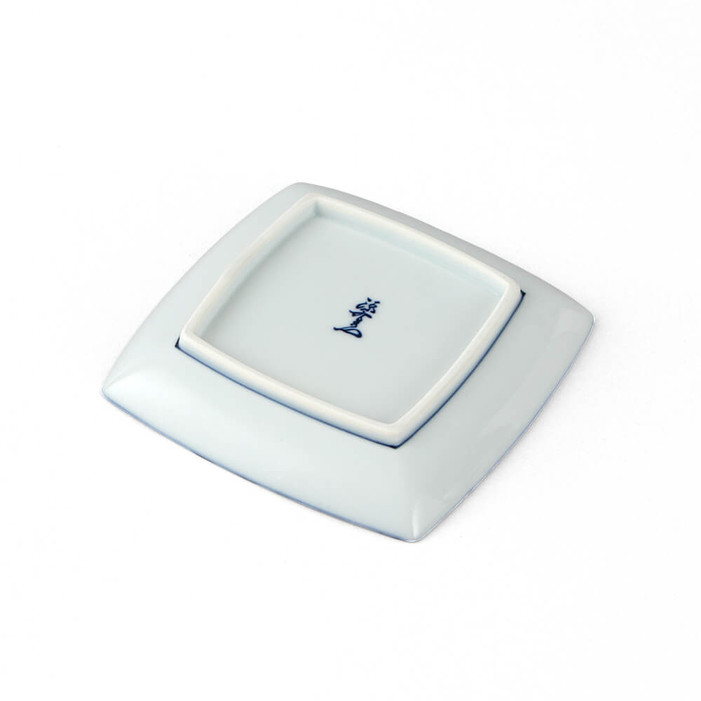 染錦四君子 銘々皿（角型） ｜ 有田焼の源右衛門窯公式オンラインショップ