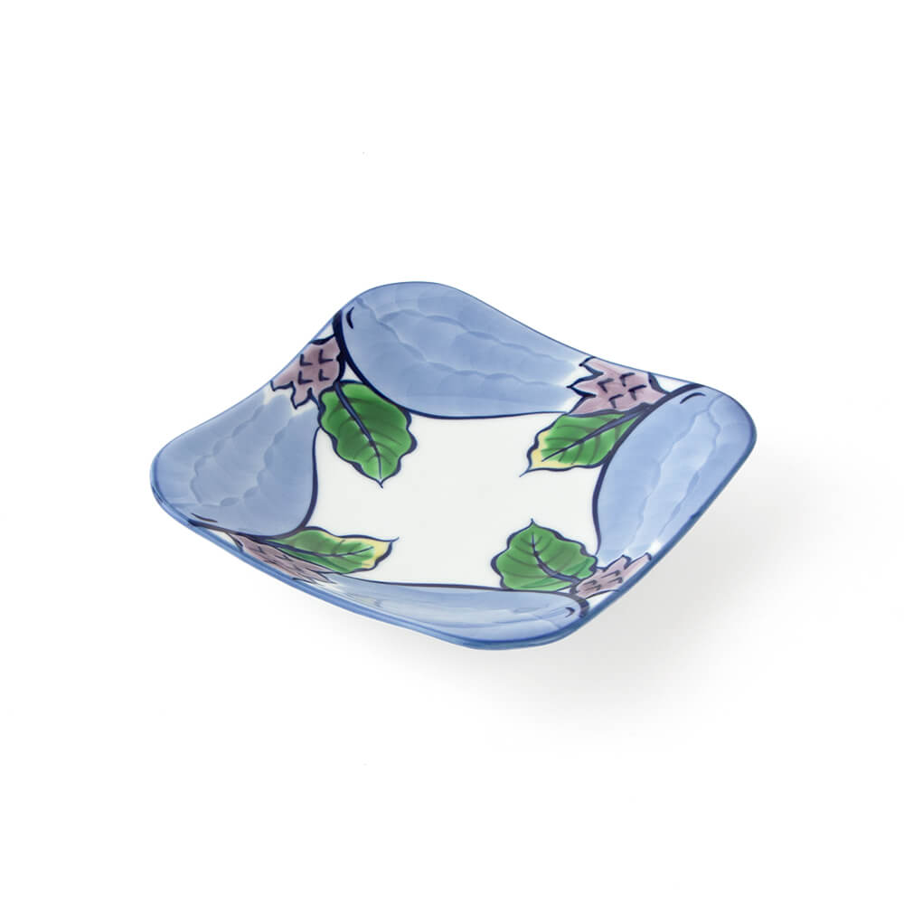 染錦縁茄子（小） 皿 ｜ 有田焼の源右衛門窯公式オンラインショップ