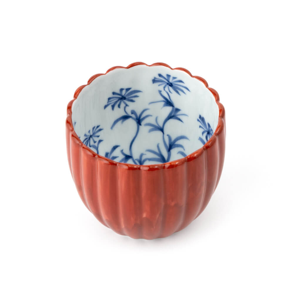 朱泥菊形 小鉢 ｜ 有田焼の源右衛門窯公式オンラインショップ