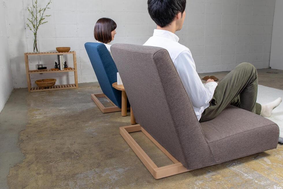 SIEVE】 フォーム ローソファ 1人掛け ブルー(ブルー): SIEVE｜SIEVE